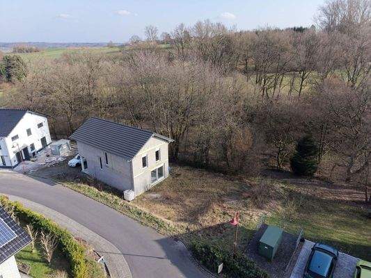 Große ebenen Außenterrassen