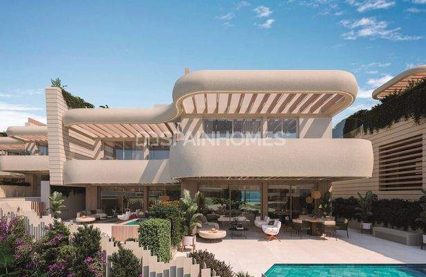Luxe Beachfront Apartments with Unique Sea View in Marbella