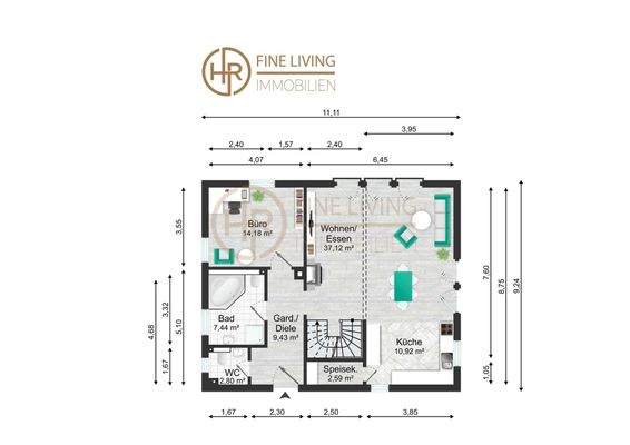 Grundriss Erdgeschoss