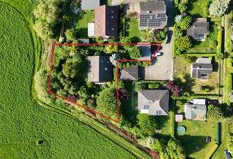 Grundstück von Oben