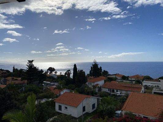 Aussicht vom Balkon im DG