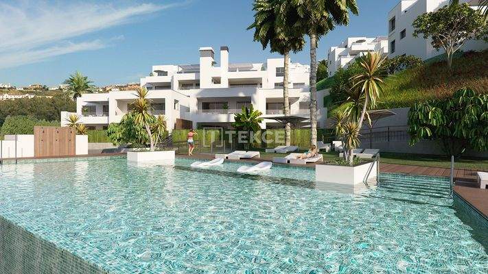 Sea Views Apartments within a Gated Complex in Casares Spain