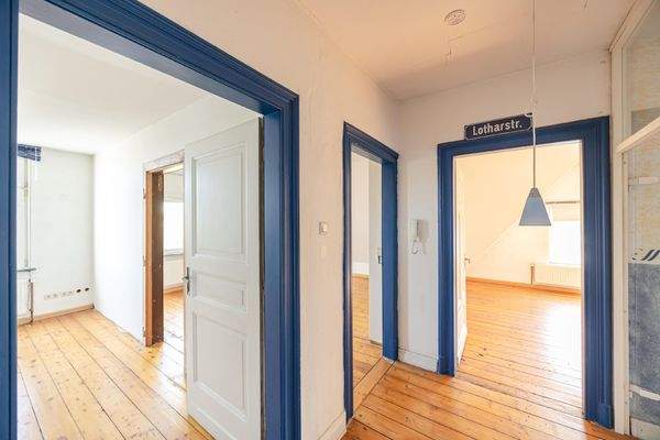 Räumlichkeiten im Dachgeschoss