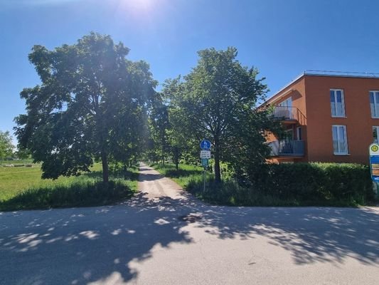 Spazierweg hinter dem Haus