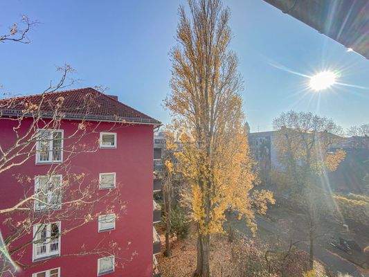 Blick vom Schlafzimmer