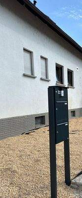 Neuer Briefkasten + Klingel