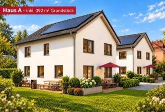 KI erstellte Beispiel Visiualisierung - Bauplanung Haus A