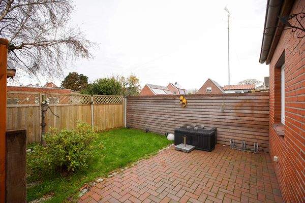 Terrasse vor dem Gartenhaus