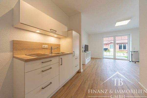 Eingang und Küche Appartement klein