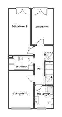 Grundriss Skizze 1.OG