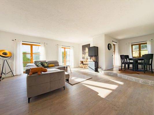 Blick ins Wohnzimmer