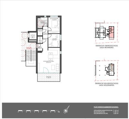 TOP 2 - 3 Zimmer Wohnung