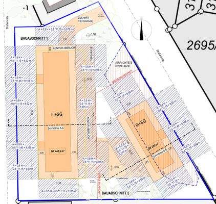 Grundriss Baukörper