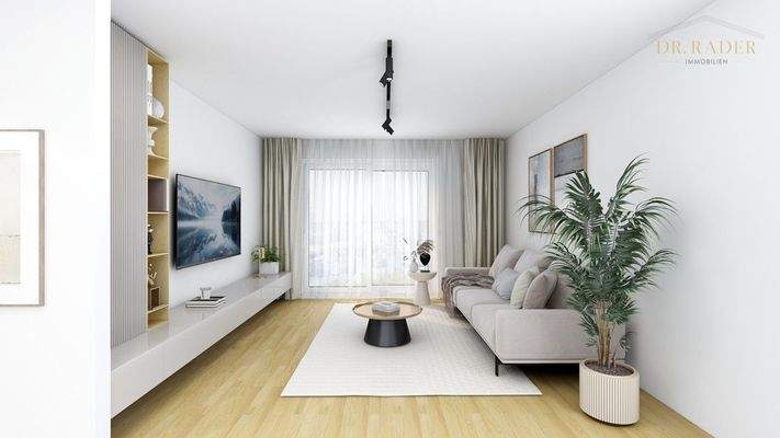 Beispielvisualisierung Wohnzimmer