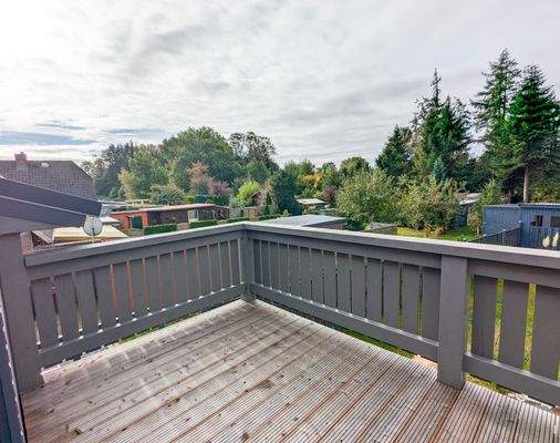 Blick auf den Balkon