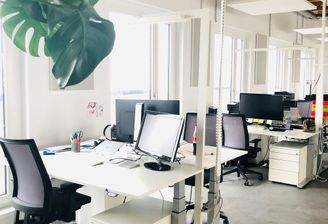 Fester Schreibtisch im Coworkingspace