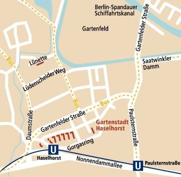 Lünette Stadtplan