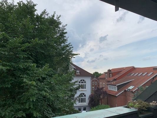 Ausblick vom Balkon