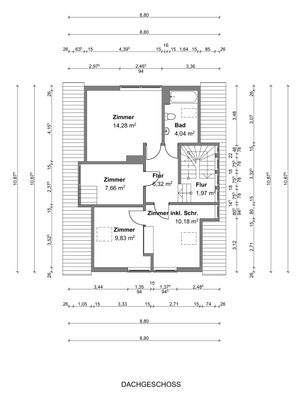 Grundriss - Dachgeschoss