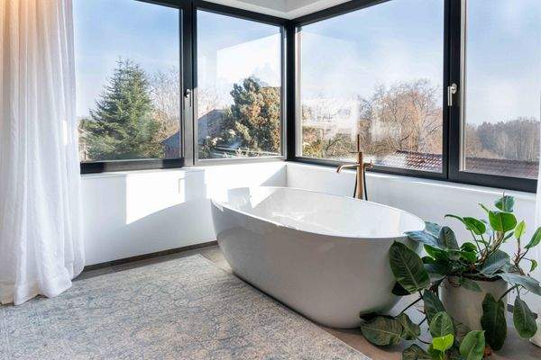 Badewanne mit Panoramablick