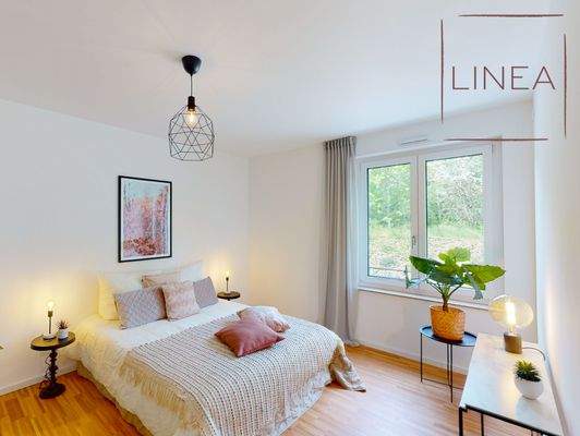 Schlafzimmer (Musterwohnung)