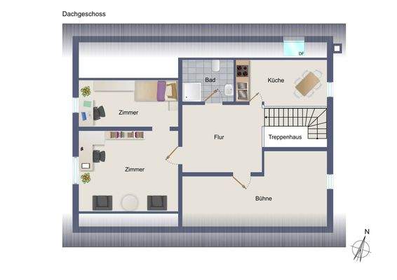 Grundriss Dachgeschoss