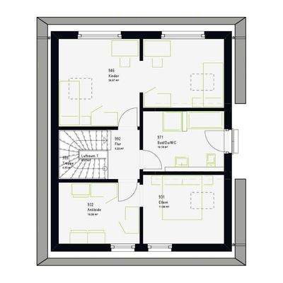Grundriss Dachgeschoss