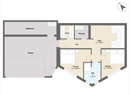 Grundriss Kellergeschoss