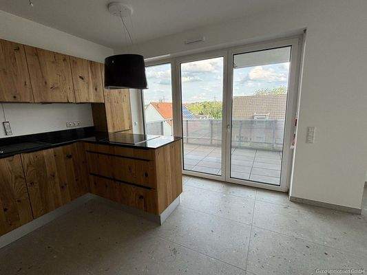 Blick auf den Balkon