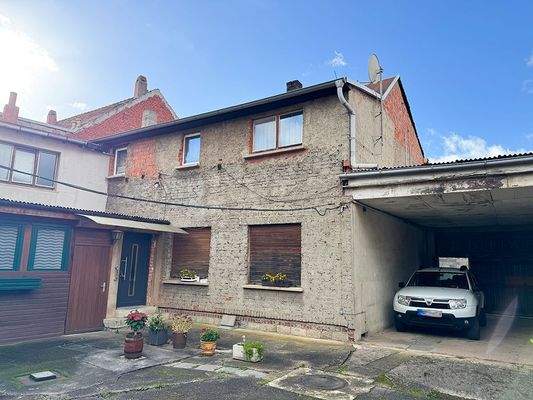 Rückansicht des Hauses