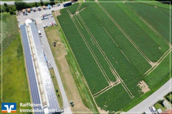 Drohnenaufnahme Grundstück