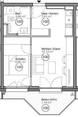 Wohnungsgrundriss Übersicht
