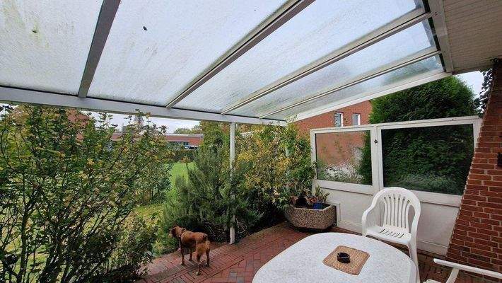 wettergeschützte Terrasse