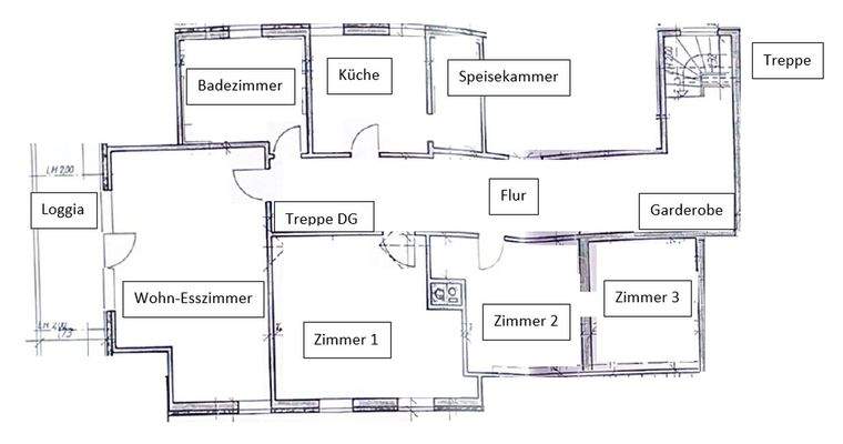 Grundriss Wohnung