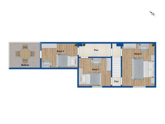 Grundriss Obergeschoss