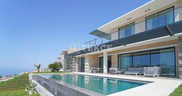 Panoramic Sea View Exclusive Villas with Pool in Bodrum Türkbükü