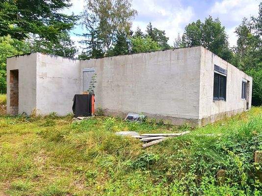 Seitenansicht Rohbau