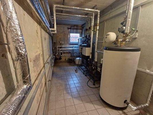 Fernwärme-Heizungsanlage