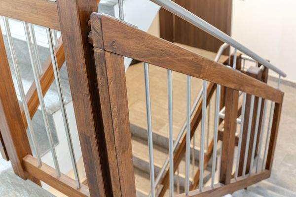 Detailansicht Treppengeländer