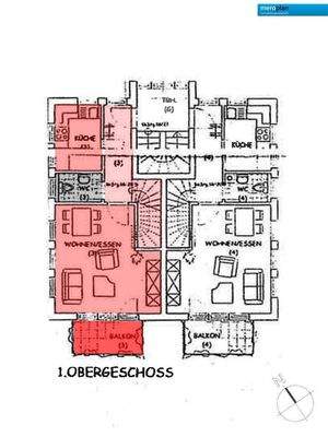 Grundriss 1.Obergeschoss