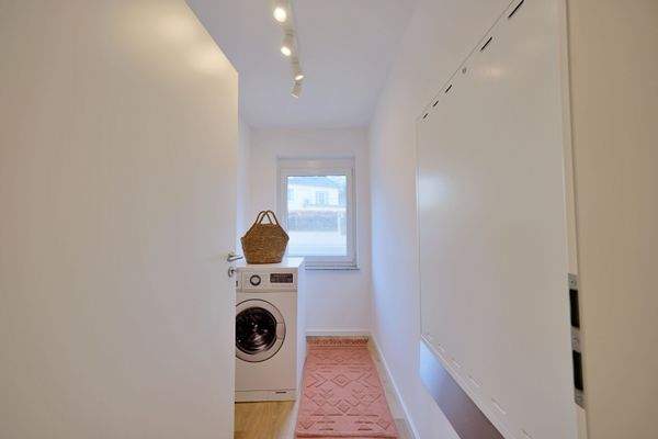 Abstellraum mit WM-Anschluss