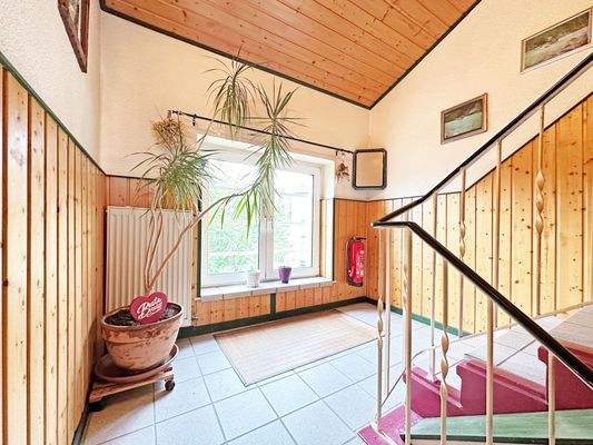 Treppenaufgang in der Wohneinheit