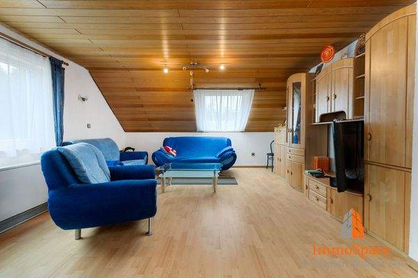 Wohnbereich im Dachgeschoss