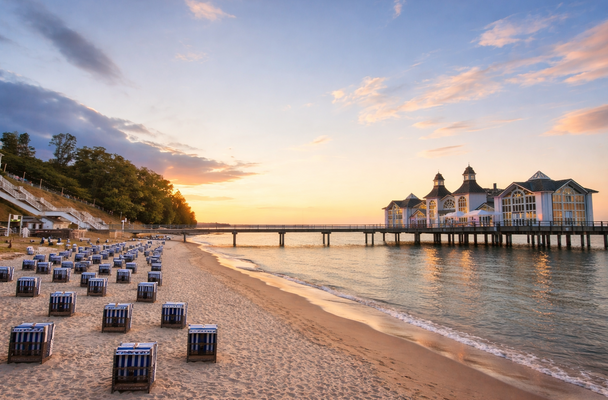 Seebrücke Sellin und Strand