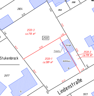 Lageplan SHS Lindenstraße