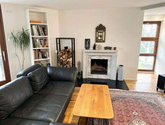 Wohnzimmer inkl. Kamin