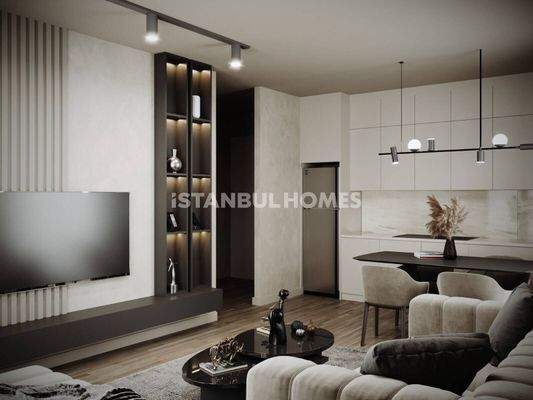 Apartments in a Complex near Bagdat Avenue in Istanbul Kadikoy