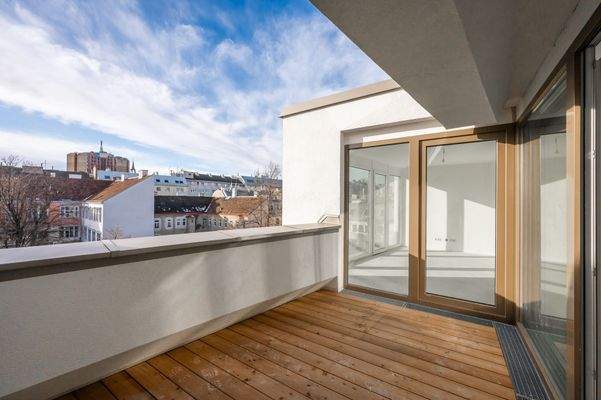 Terrasse mit Parkblick