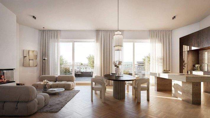 Visualisierung Wohnzimmer