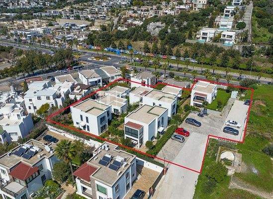 Sea and City view Apartments with Gardens in Central Bodrum